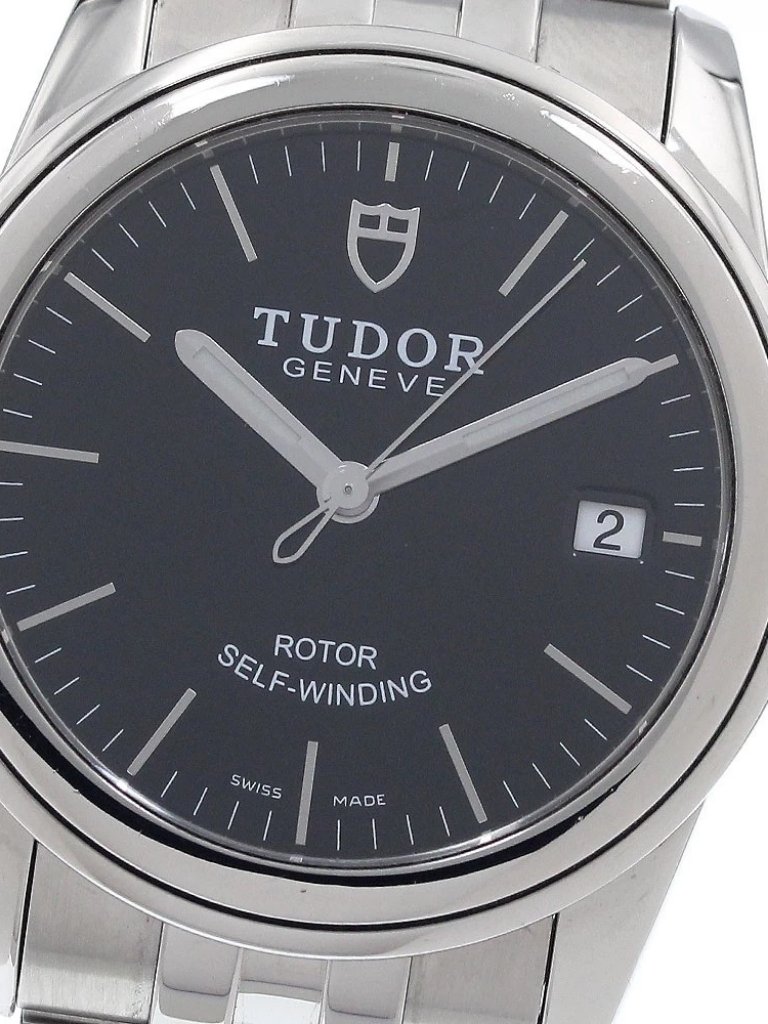 Tudor Glamour 55000 Date Black Dial Automatic Mens Watch951892